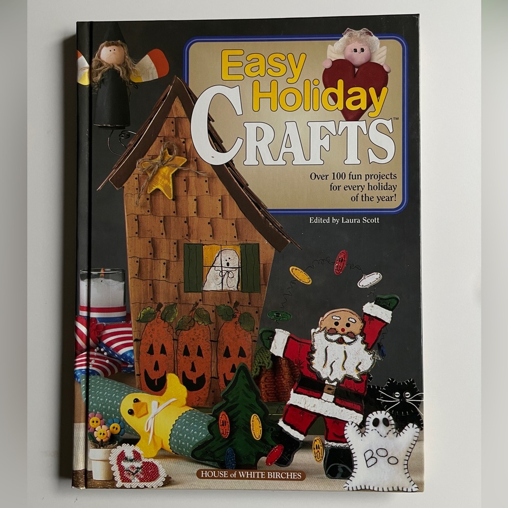 📖 Vintage 1998 House of White Birches ‘Easy Holiday Crafts’ Book